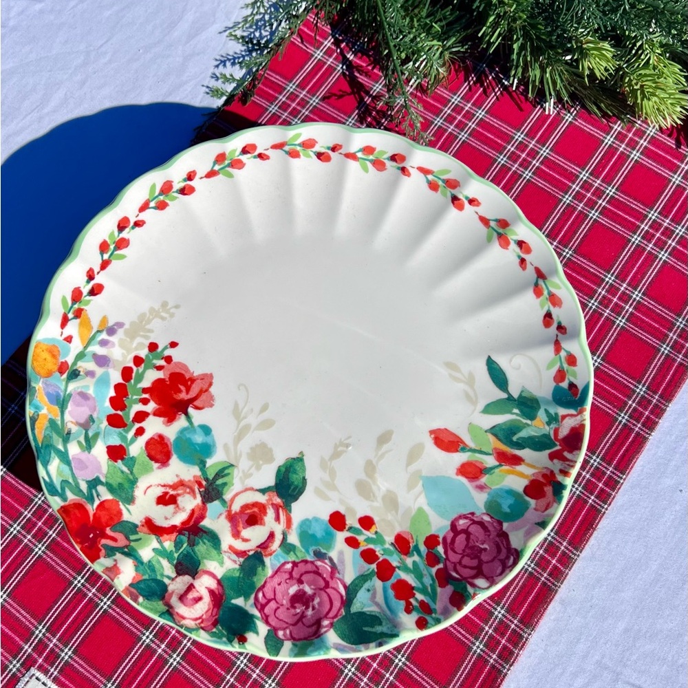 Pioneer Woman Painted Meadow Floral Flower Pattern Dinner Plate